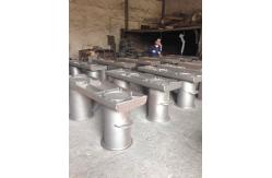 China Carbon Steel Mooring Components Marine Bollards Marine Double Bollards supplier