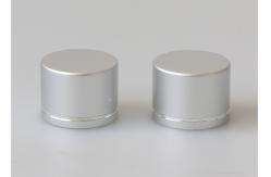 China Matte Silver Screw Jar Lids 28 / 410 With Carved Line Regular Mouth supplier