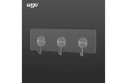China Damage Free mounting Self Adhesive Wall Mounted Hook Rack For Wall supplier