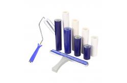 China Blue PE Cleanroom Sticky Roller High Quality PCB Lint Roller Cleaner supplier