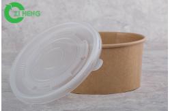 China Microwave Safe Disposable Paper Bowls With Lids 1000ml Eco Friendly EU Approval supplier