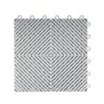Light Gray PP Interlocking Floor Tile 400*400mm For Use In Garages Workshop for sale