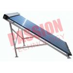 Glass Wool Heat Pipe Solar Collector 24mm Copper Condenser Flat Roof for sale