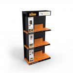 Customized Metal Tool Display Rack Saw With LED Lights for sale