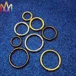 25MM 35MM 42MM Alloy Spring Clasp Key Ring DIY Metal Charms