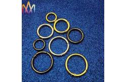 China 25MM 35MM 42MM Alloy Spring Clasp Key Ring DIY Metal Charms supplier