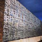 Hotel Ventilated Aluminium Curtain Wall Profile Veneer Extruded Waterproof for sale