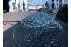 China Rapid Development Concertina Coil Fencing / Triple Strand Prison Wire Fence supplier