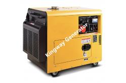 China Mobile Silent Portable Generator , 6KW Diesel Generator  Backup Power supplier