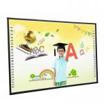 120 Inch Smart Infrared Touch Interactive Whiteboard 10 Points Response 6ms
