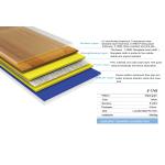 Waterproof Skirting PVC Sports Floor Badminton Mat 1.5m Width for sale