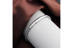 China Hypoallergenic SS316L Men Punk Bracelet With Handmade Cuff Chain supplier
