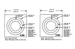 China Asme Quantitative Quality Magnetic Flux Indicator Qqi Test Shim 3c2-234 supplier