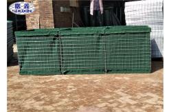 China Galvanized Gabion Box Geotextile Lined Feature For Preventing Explosion supplier