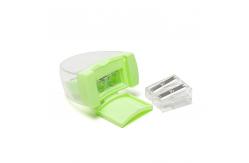 China Silk Printing Fish Pencil Sharpener Trasperant Lid supplier