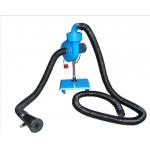 Vehicle Exhaust Extracting Hose Reel Movable Trolley With 1.1KW Fan 75mm Diameter 4m Long for sale