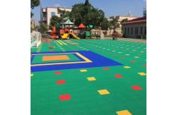 China Polyurethane Suspended Interlocking Gym Tiles Shock Absorption supplier