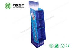 China Foldable POP Carton Stand Custom Retail Portable Cardboard Floor Display supplier