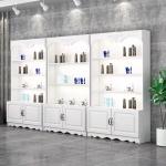 Makeup Custom Retail Display Cabinets With Glass Doors Salon Eyelash Lipstick Tobacco for sale