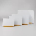 7inch 8inch Sublimation Aluminum Photo Frame Bamboo Base Blanks Custom Metal Picture Frames