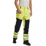 HIVIS Yellow Rich Cotton Arc Flash Protective Flame Retardant Work Pants