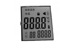 China RGB TN LCD Segment Display For Infrared Thermometer supplier