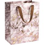Customized Hot Stamping Kraft Paper Bag with Carry Handles and Recyclable Material for sale
