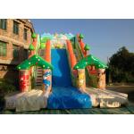 Good quality inflatable high dry slide inflatable animals forest colourful high dry slide for sale