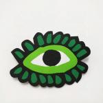 Custom Laser Cut Vinyl Stickers Labels Custom Woven Patches Football Iron On Patch
