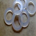 Electrical Insulation Clear Rubber Gasket Thermal Stability Silicone Gasket Seal for sale