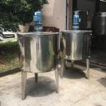 Stainless Steel Tank Agitator Mixer Pneumatic Stirrer High Shear Emulsifier