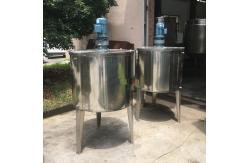 China Stainless Steel Tank Agitator Mixer Pneumatic Stirrer High Shear Emulsifier supplier