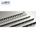 B1 Fireproof PE Corrugated Aluminum Siding Panels 0.5 Mm Thick Aluminium Sheet Anti Static for sale