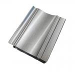 Fashionable Gold Shiny Brush Light Champagne Silver Aluminum Frame Profiles with Custom Length for sale
