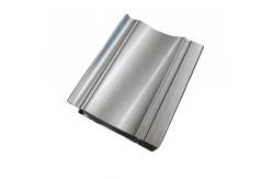 China Fashionable Gold Shiny Brush Light Champagne Silver Aluminum Frame Profiles with Custom Length supplier