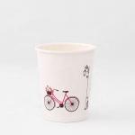 8oz Single Wall Paper Cup 300ml Pla Coated Eco Friendly Biodegradable Takeaway Cups for sale
