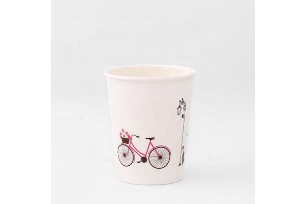 8oz Single Wall Paper Cup 300ml Pla Coated Eco Friendly Biodegradable Takeaway Cups