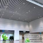metal Aluminum ceiling tile strip ceiling for interior and exterior powder coated white fireproof for sale