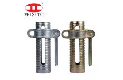China Painted Silver Custom System Scaffold Components Prop Sleeve Thickness 2.5mm supplier