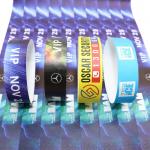 Custom Tyvek Paper Event Wristbands Event Activity Guest VIP Identification Admission Paper Event Bracelet for sale