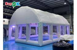 China PVC Inflatable Swimming Pool Enclosure Above Ground Winter Dome Pool Covers supplier