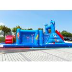 14 M Long Inflatable Tunnel Outdoor Obstacle Course Equipment Electric Blower for sale