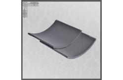 China Unglazed Structural Clay Tile Flat Roof Tiles For Garden Pavilion supplier