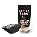 China Coffee Bean Bag Aluminum Lamination Stand Up Pouch Zipper Plastic Bags Food Packing Pouchs manufacturer