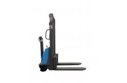 China Semi Electric Pallet Stacker Forklift 1000kg/2000kg with Customization Flexibility supplier