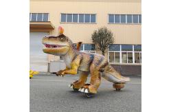 China Animatronic Dinosaur Ride with Three Wheels Electric Dinosaur Scooter for Kids supplier