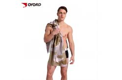 China Polyester Personalised Sports Towel Innovative Design Chemical Free Unique Knit Weave supplier