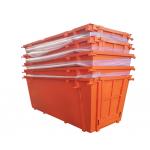 Durable Steel Skip Bins 2CBM - 50CBM Size X Ray Welded Joints for sale