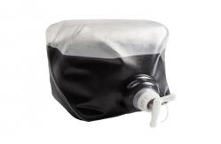 China Sake Wine Drinks Plastic Semi Collapsible Jerry Can With Handle Tap supplier