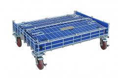 China Hollow Plate Wire Mesh Storage Containers Collapsible Wire Container supplier